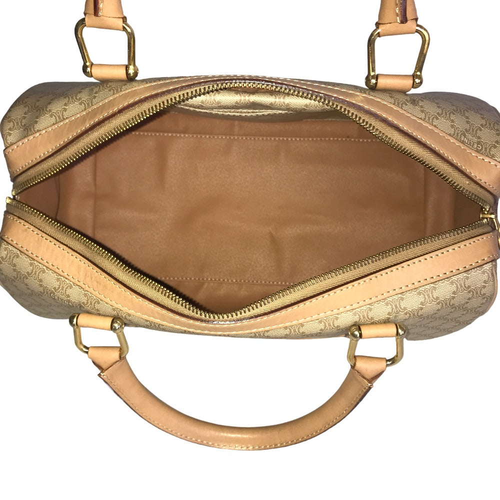 CELINE Boston Duffel bag M13 PVC coated canvas beige Travel bag Duffle bag Macadam Women(Unisex) Used