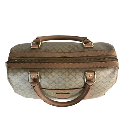 CELINE Boston Duffel bag M13 PVC coated canvas beige Travel bag Duffle bag Macadam Women(Unisex) Used