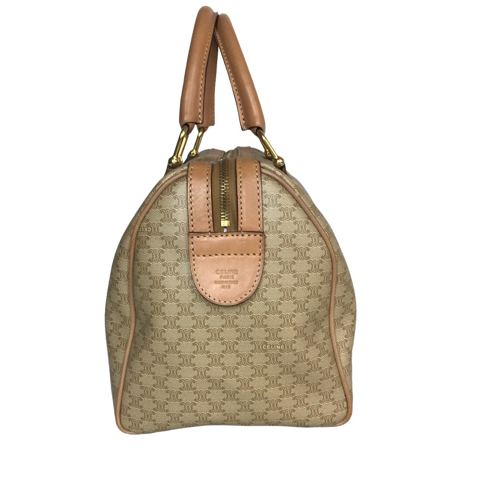 CELINE Boston Duffel bag M13 PVC coated canvas beige Travel bag Duffle bag Macadam Women(Unisex) Used
