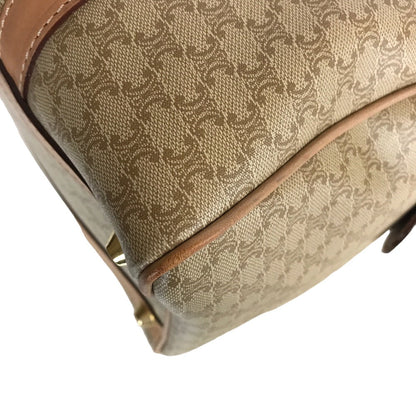 CELINE Boston Duffel bag M13 PVC coated canvas beige Travel bag Duffle bag Macadam Women(Unisex) Used
