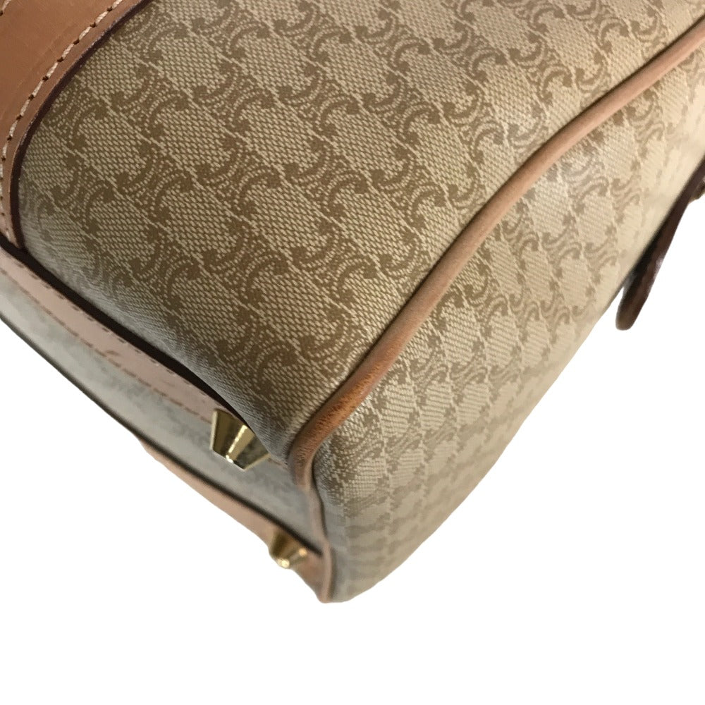 CELINE Boston Duffel bag M13 PVC coated canvas beige Travel bag Duffle bag Macadam Women(Unisex) Used