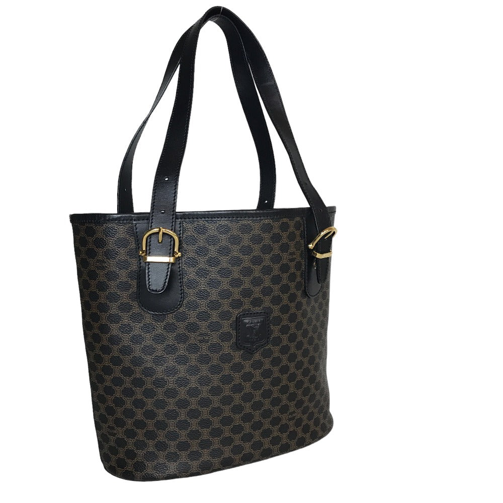 CELINE Tote Bag MC98/1 PVC black Macadam Women Secondhand