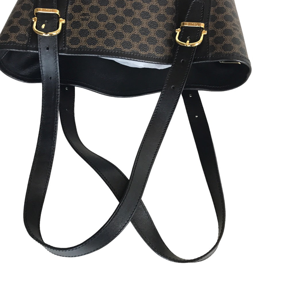 CELINE Tote Bag MC98/1 PVC black Macadam Women Secondhand