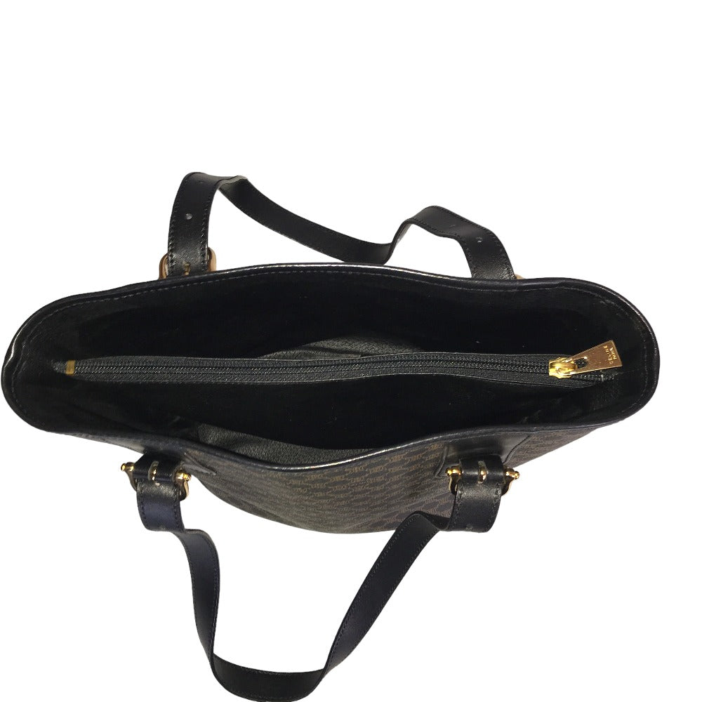 CELINE Tote Bag MC98/1 PVC black Macadam Women Secondhand