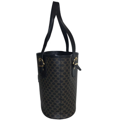 CELINE Tote Bag MC98/1 PVC black Macadam Women Secondhand