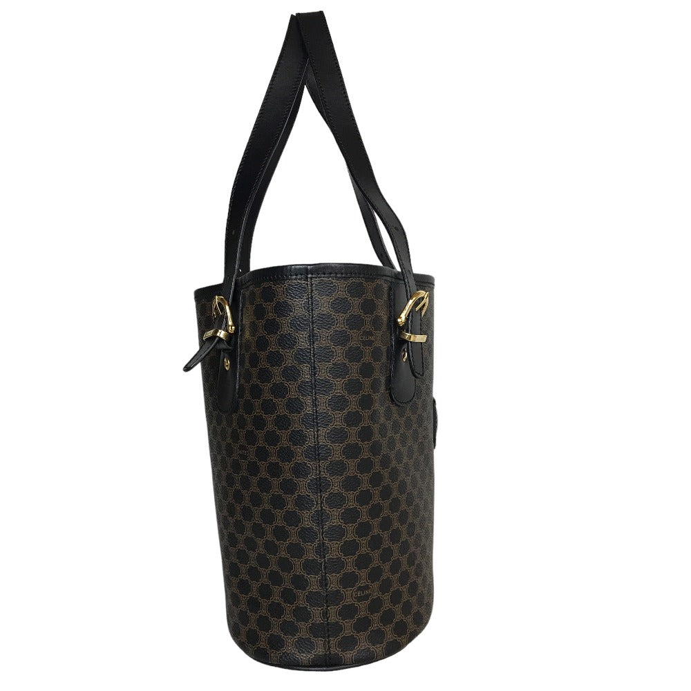 CELINE Tote Bag MC98/1 PVC black Macadam Women Secondhand