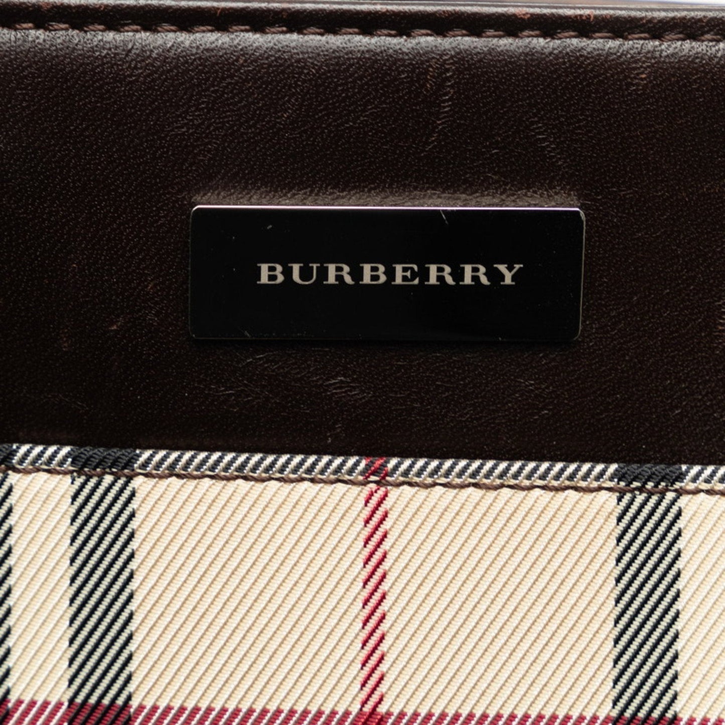 BURBERRY Nova Check Handbag