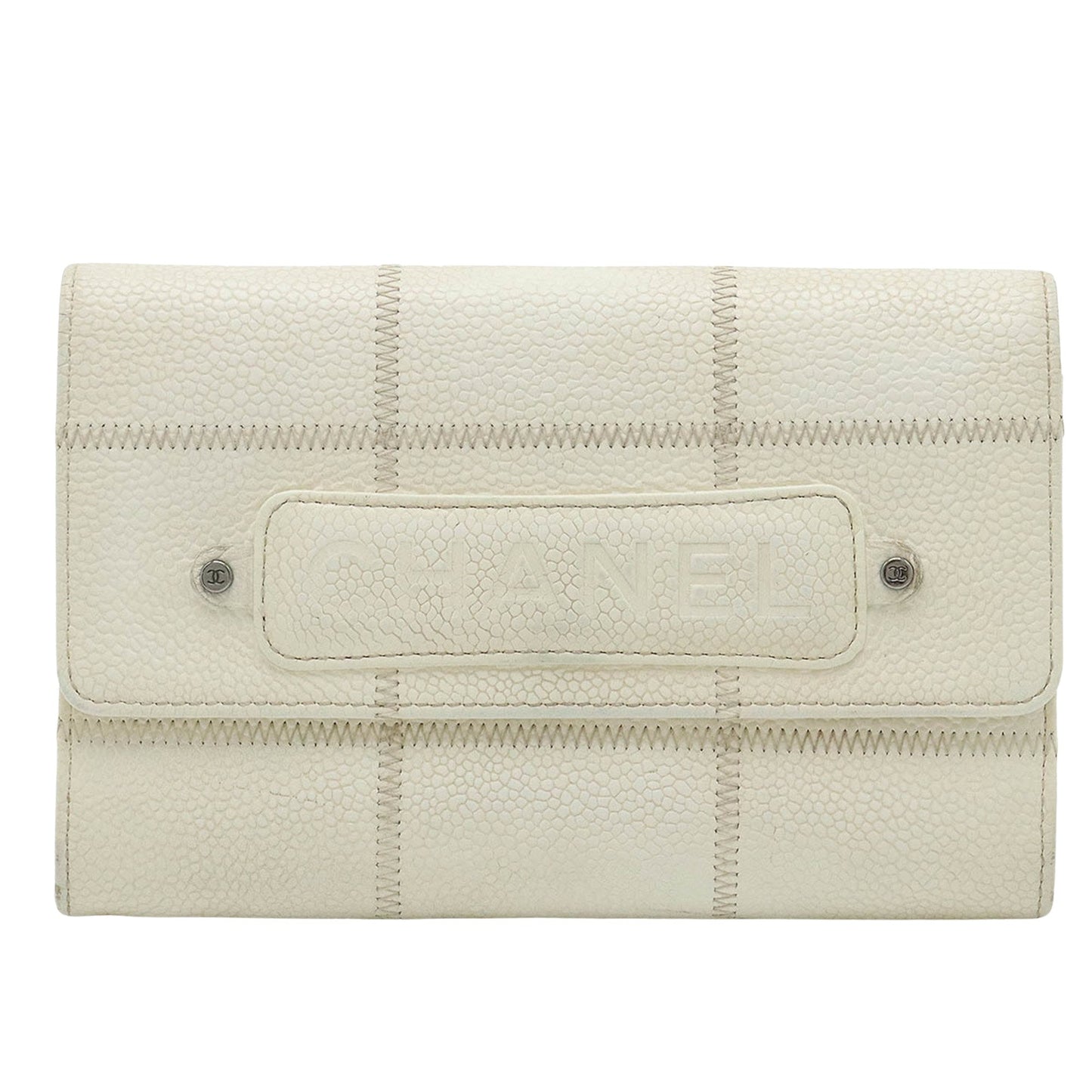 CHANEL square stitch Wallet