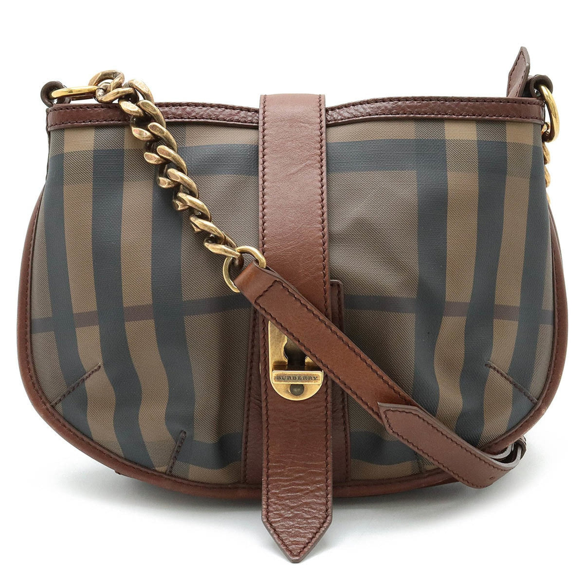 BURBERRY Nova Check Shoulder Bag