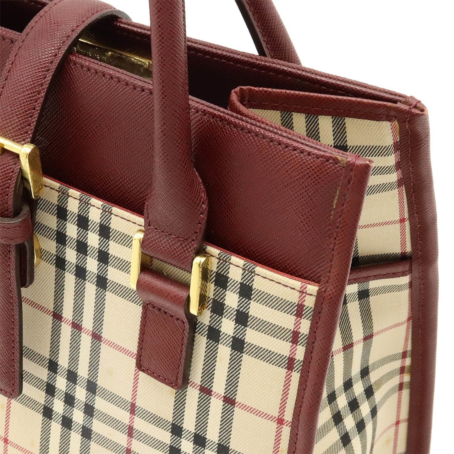 BURBERRY Nova Check Handbag