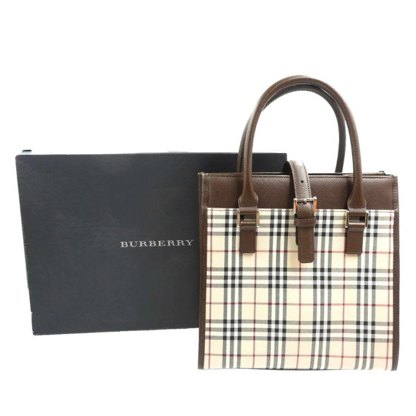 BURBERRY Nova Check Handbag