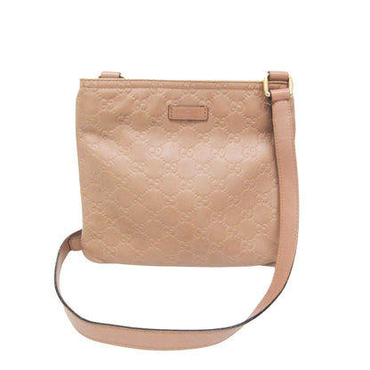 Gucci Guccissima Pink Leather Shoulder Bag ()