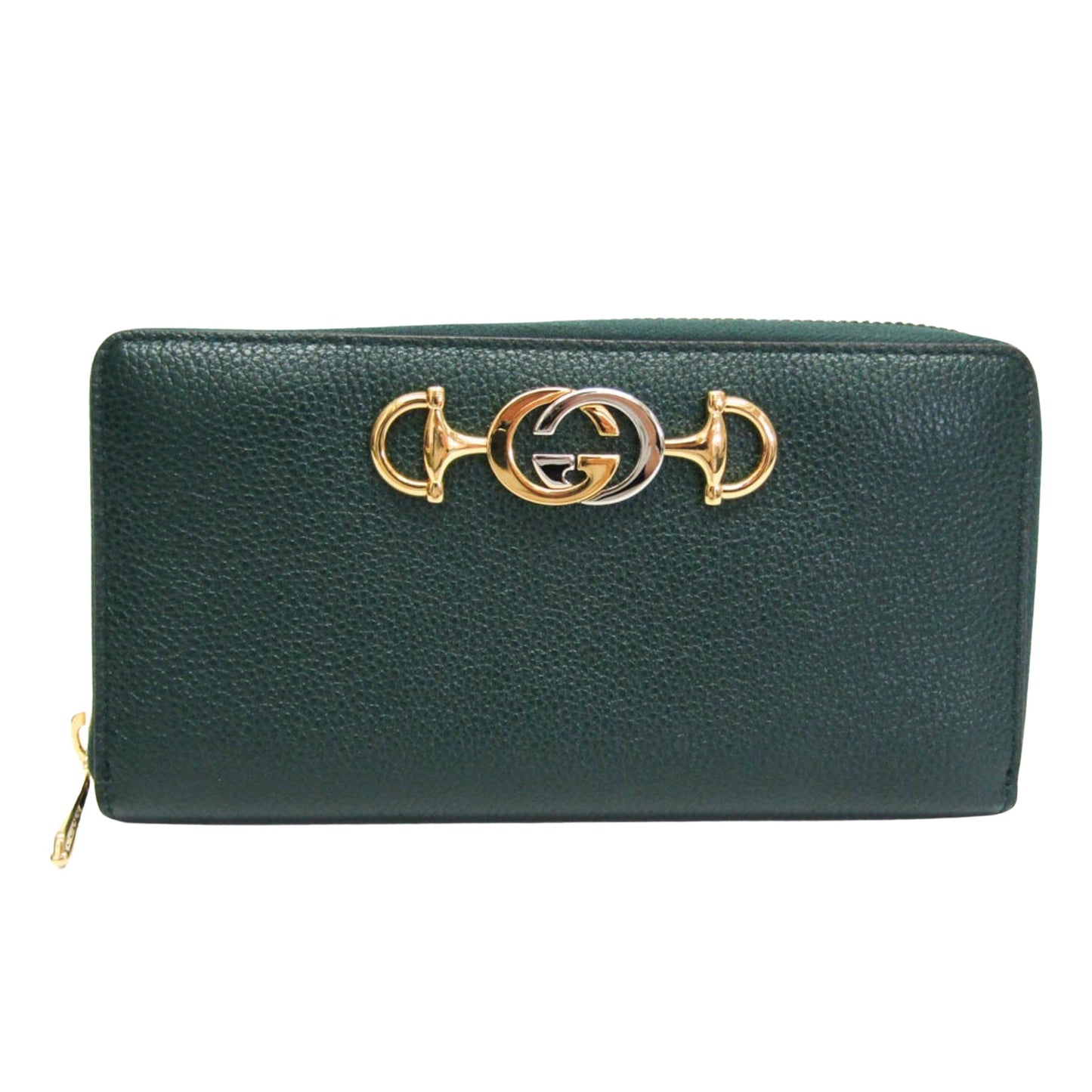 Gucci Zumi Green Leather Wallet  ()