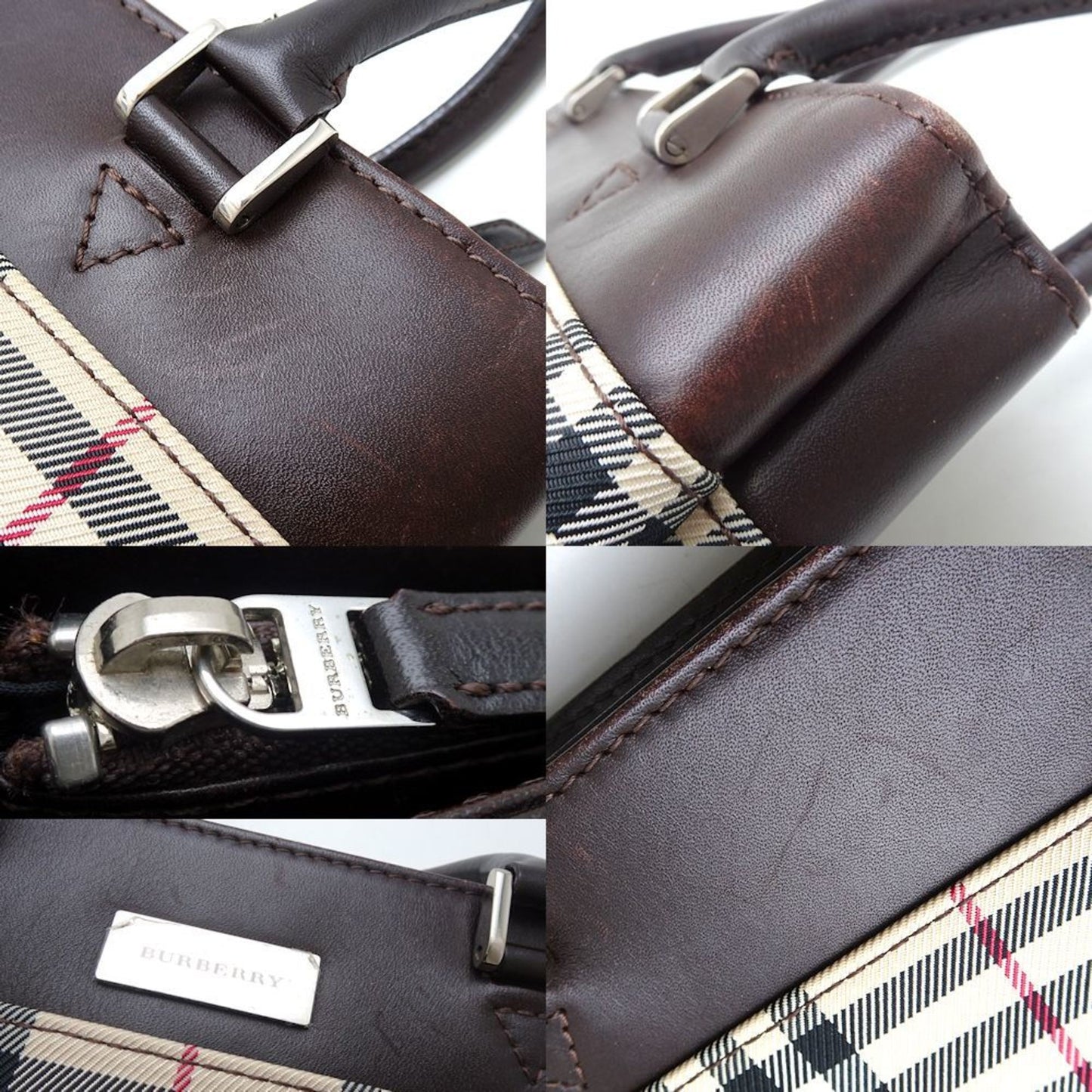 BURBERRY Nova Check Handbag