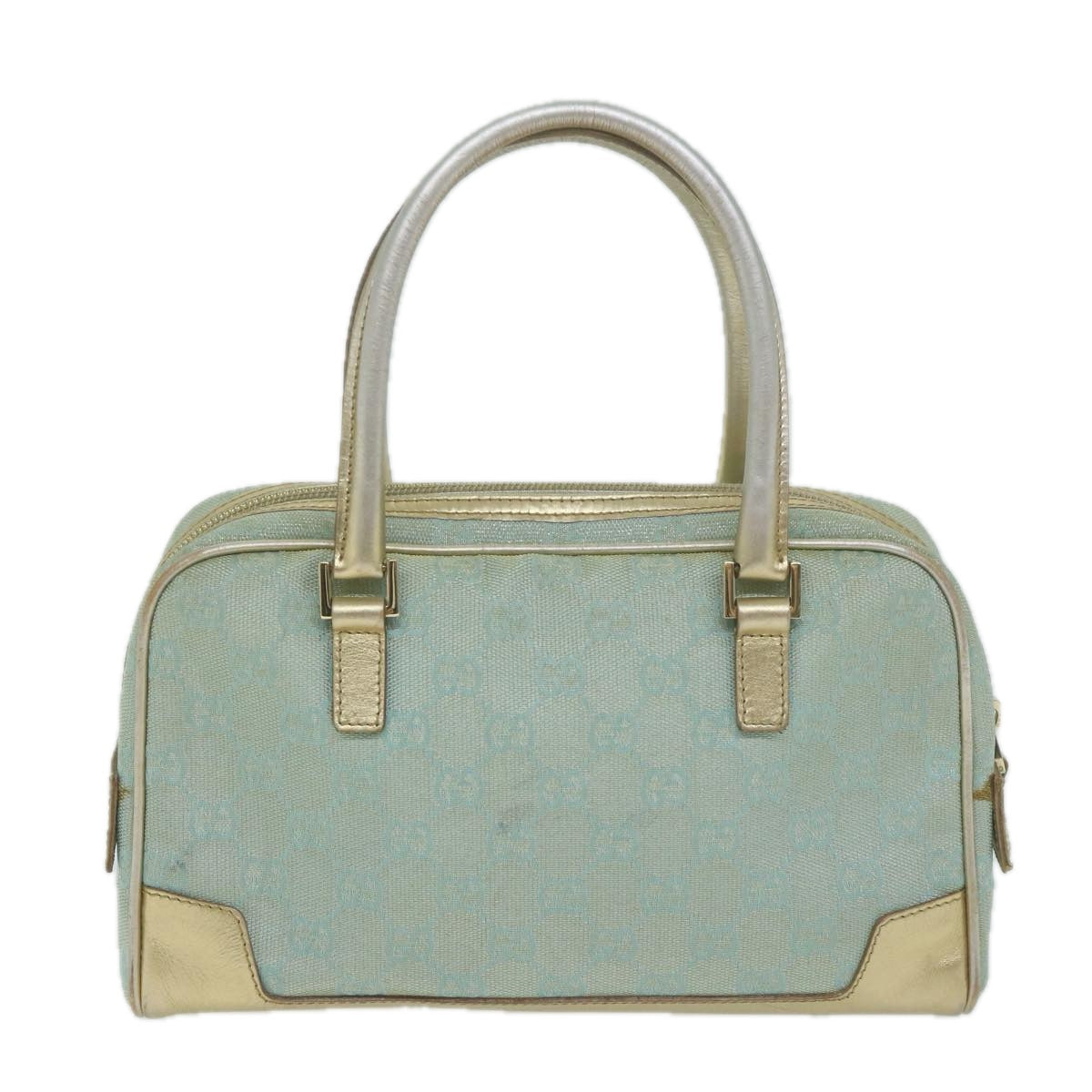 Gucci Gg Canvas Blue Canvas Handbag