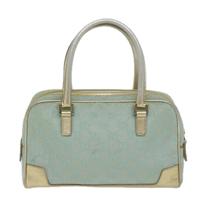 Gucci Gg Canvas Blue Canvas Handbag