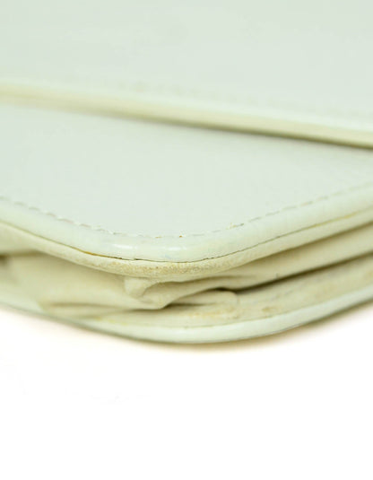 Chanel White Caviar Timeless CC Wallet on Chain WOC Crossbody Bag