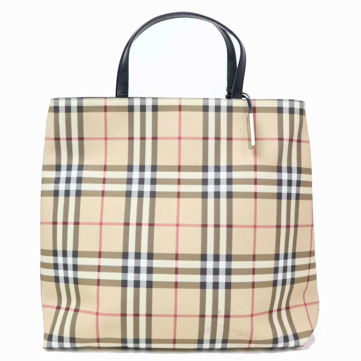 Indistinguishable  Burbe**y Tote Bag Cream PVC (SHC1-14444)