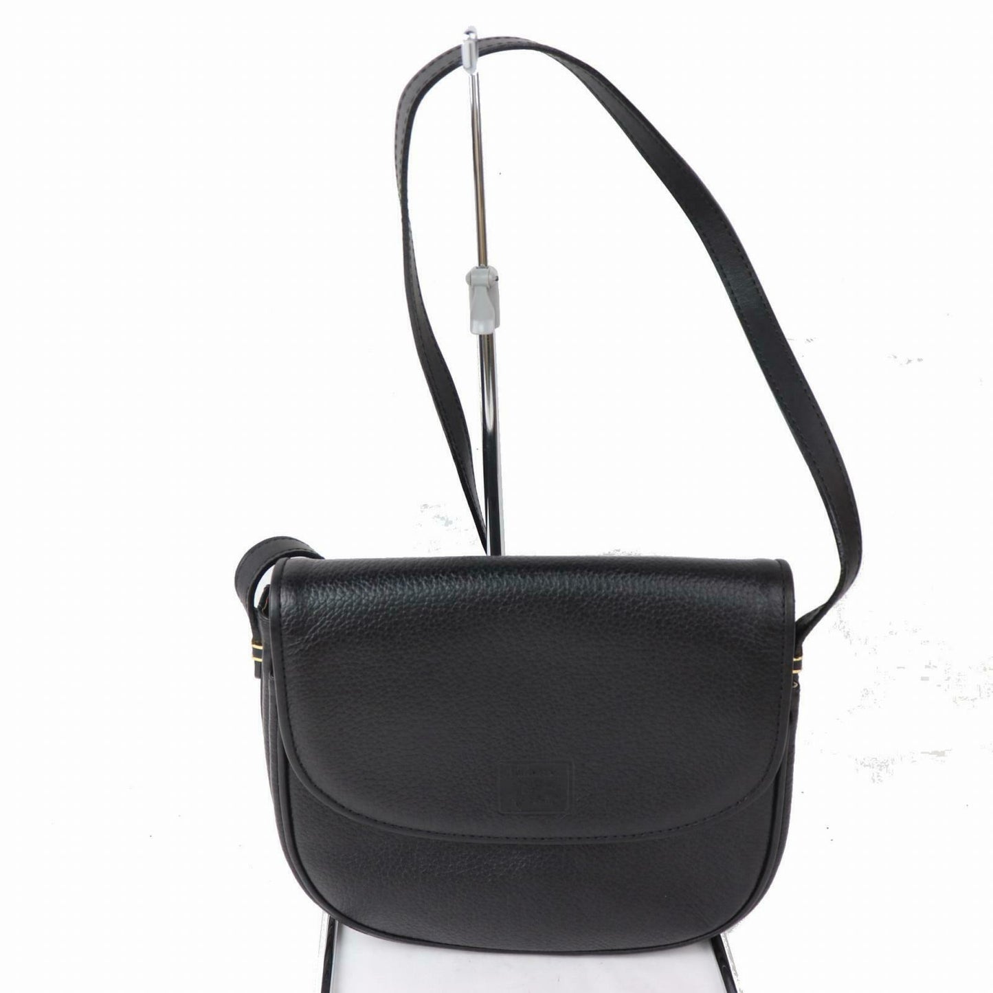 Indistinguishable  Burbe**y Shoulder Bag Black Leather (SHC1-14387)