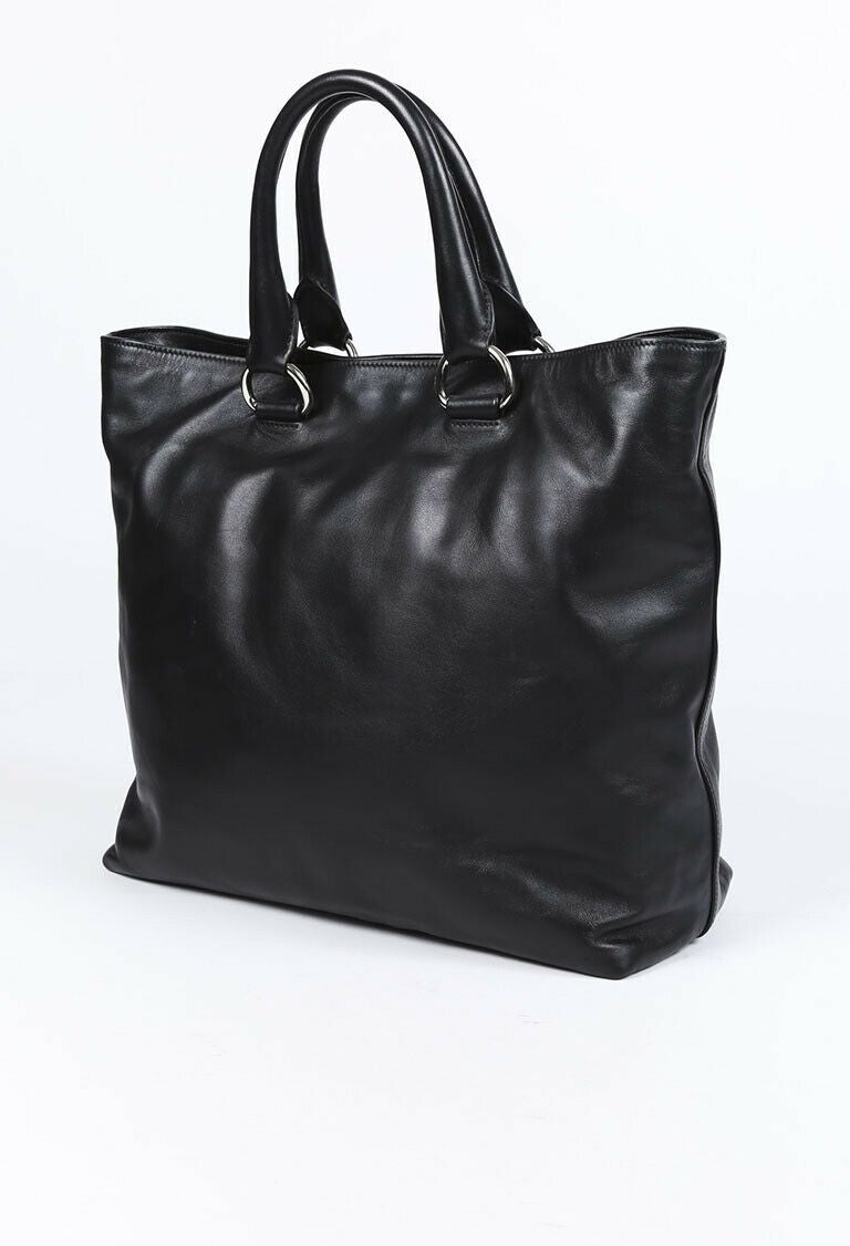 Prada Soft Calf Leather Tote Bag