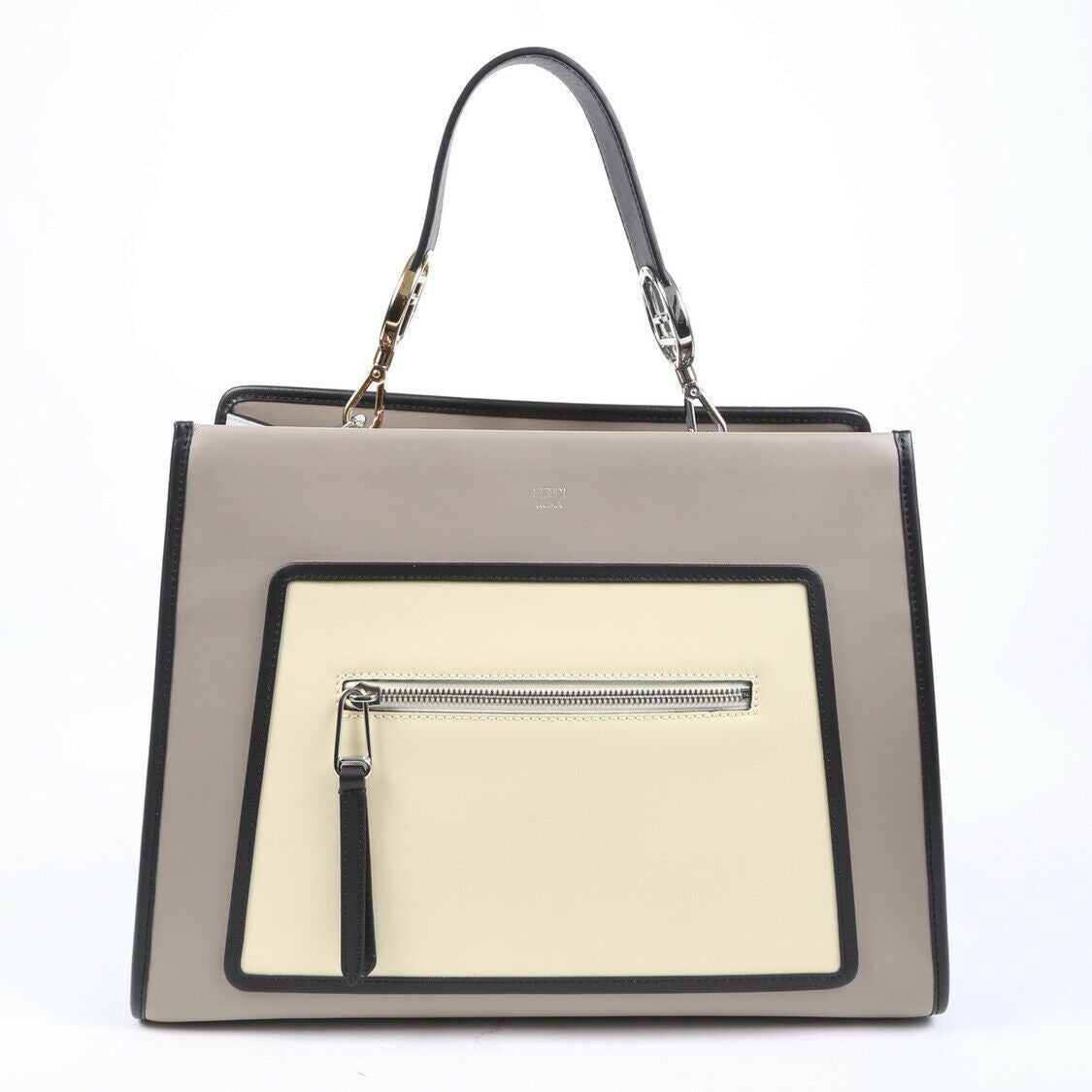 Fendi Medium Runaway Leather Satchel Bag