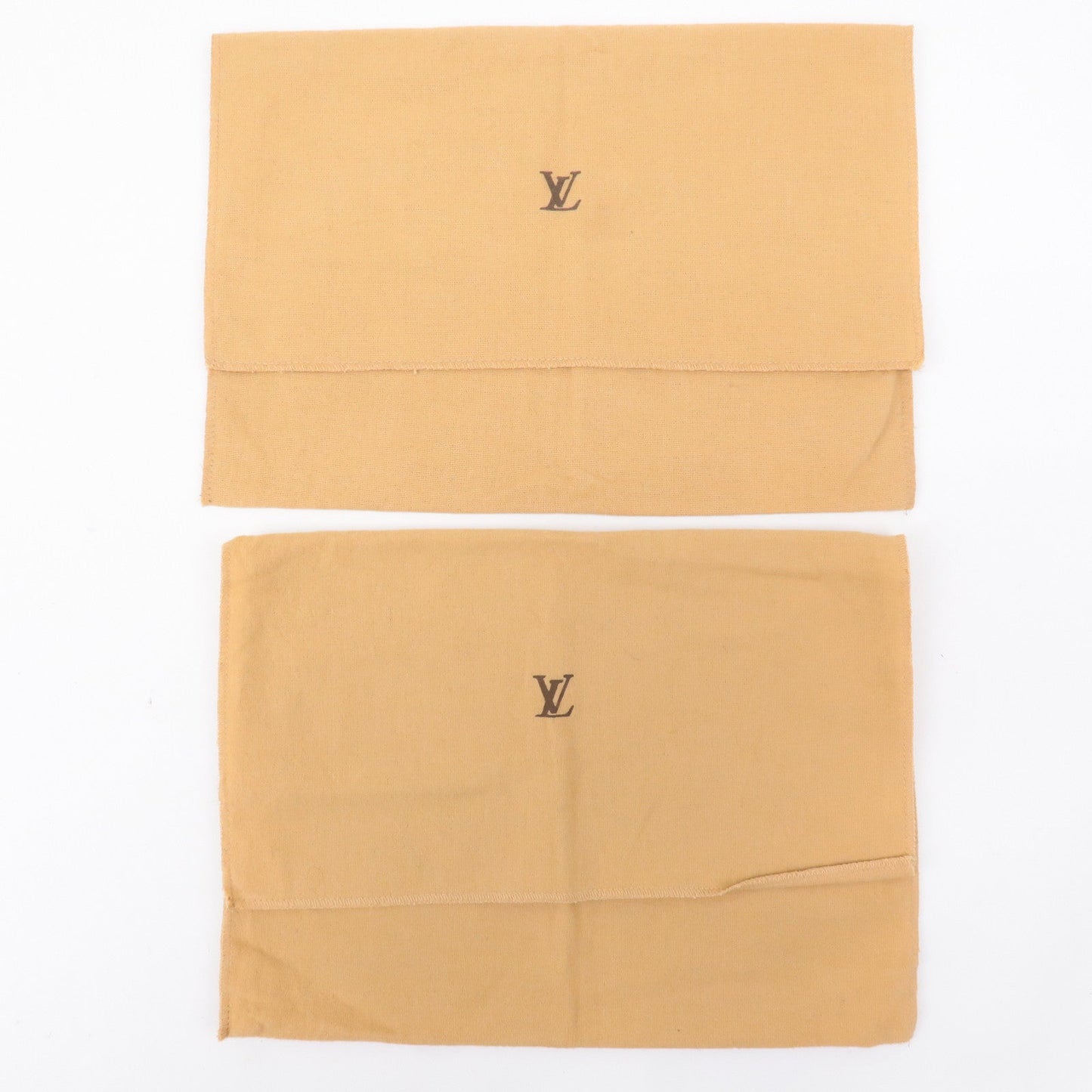 Louis Vuitton Set of 13 Dust Bag Old Style Beige Brown