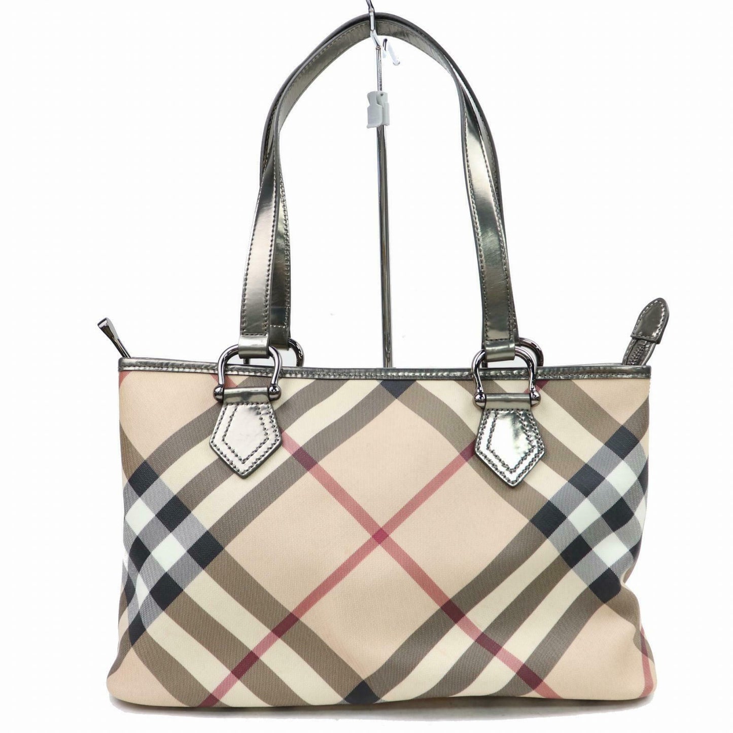 Indistinguishable  Burbe**y Shoulder Bag Light Brown PVC (SHC1-14546)