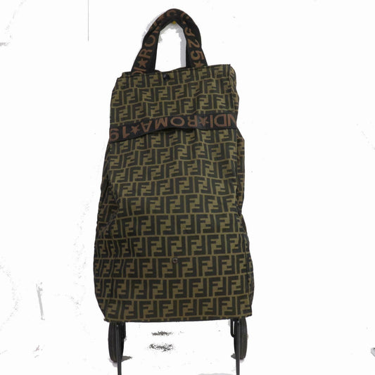 Indistinguishable  Fendi Hand Bag Beige Zukka Nyron (SHC7-10229)