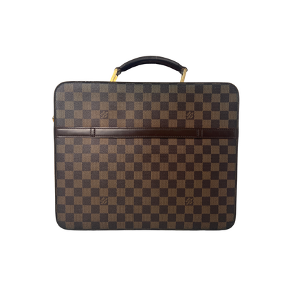 Louis Vuitton Porte Ordinator Savana Damier Ebène Canvas