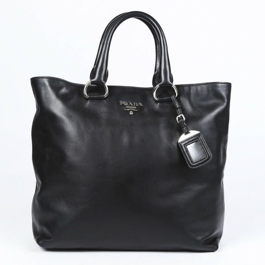 Prada Soft Calf Leather Tote Bag