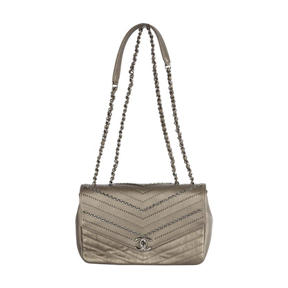Chanel Chanel Embelished 'Chain Sequins' Chevron New Bag