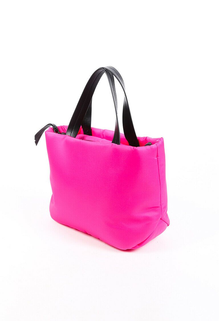 Prada Bag Small Pink Nylon Shopper Tote