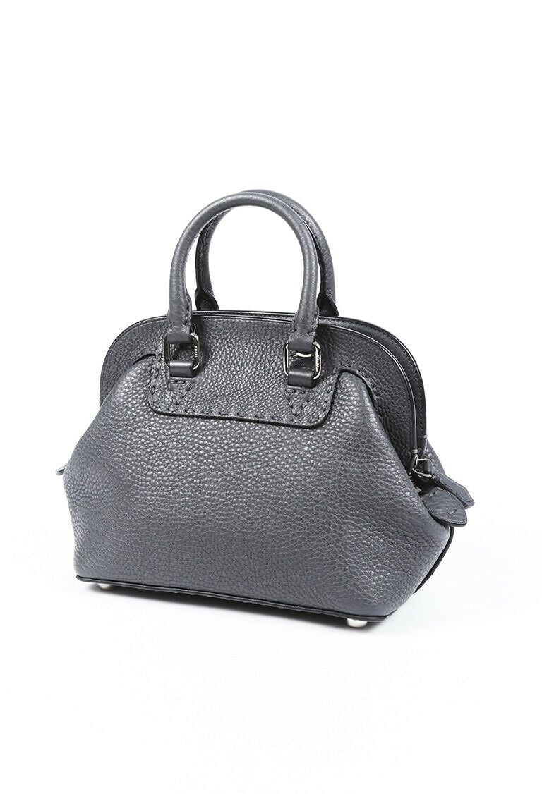 Fendi Mini Adele Selleria Leather Satchel Bag