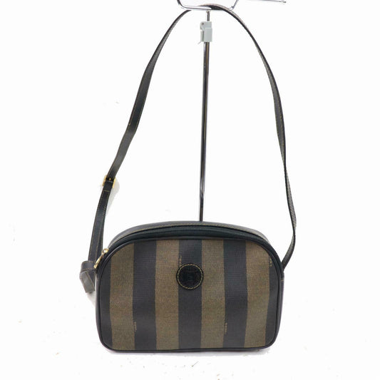 Indistinguishable  Fendi Shoulder Bag Brown PVC (SHC1-14563)