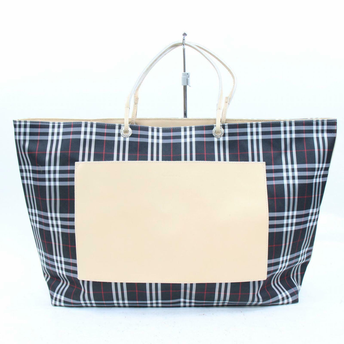 Indistinguishable  Burbe**y London Tote Bag Black Nylon (SHC1-15315)