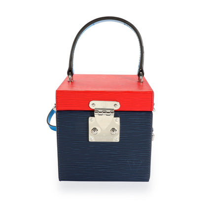 LOUIS VUITTON Indigo & Coquelicot Epi Bleecker Box