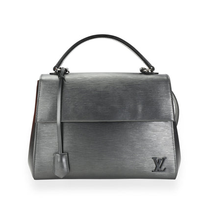 LOUIS VUITTON Anthracite Nacre Epi Leather Cluny MM