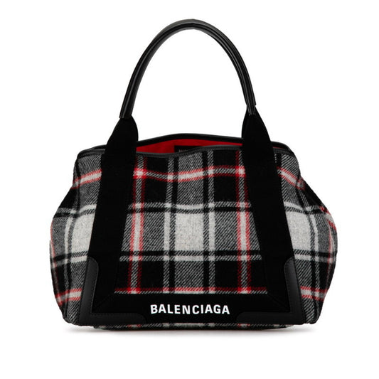 Balenciaga Navy Cabas Tote