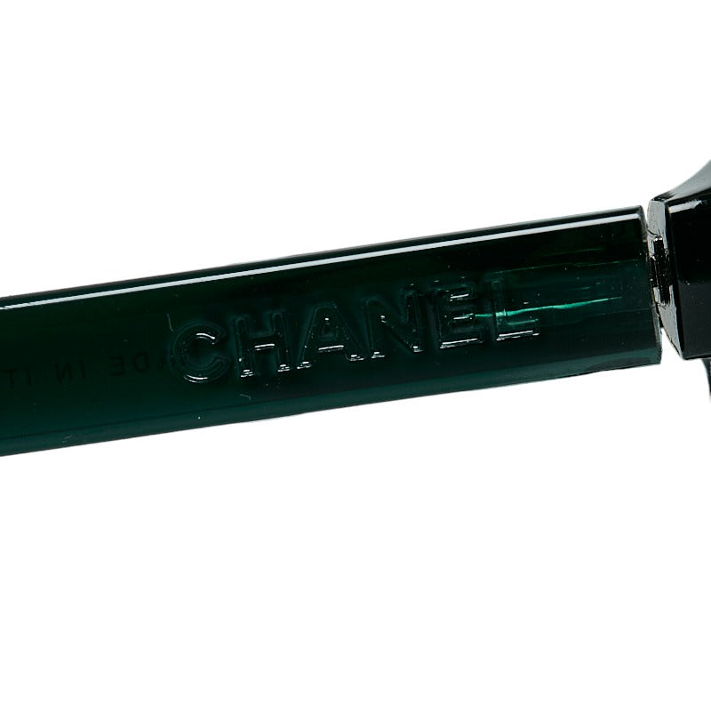 Chanel Mattress Chain un Glasses 6041 Green Brown  Lady Chanel