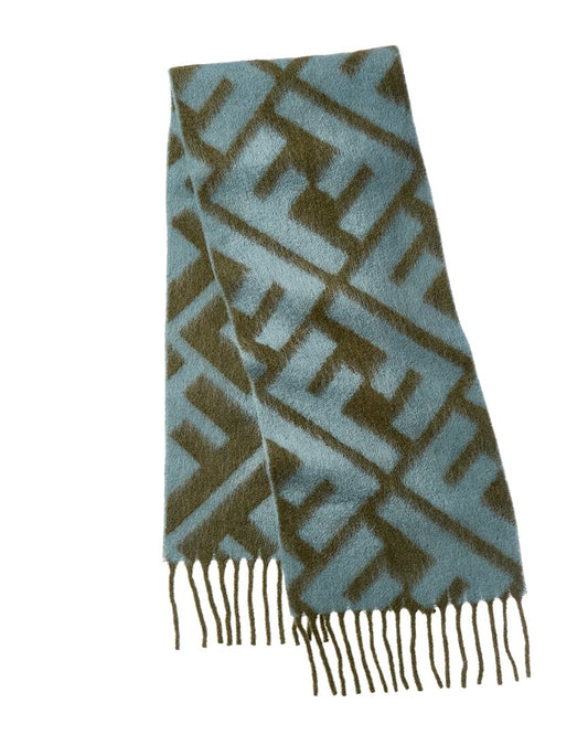 Fendi Ff Alpaca & Wool-Blend Scarf