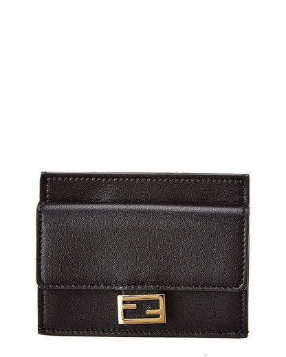Fendi Leather Card Holder