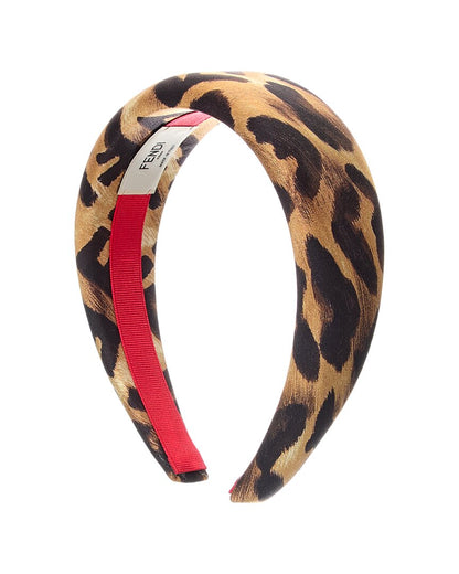 Fendi Ff Silk Headband