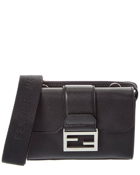 Fendi Baguette Double Leather Crossbody
