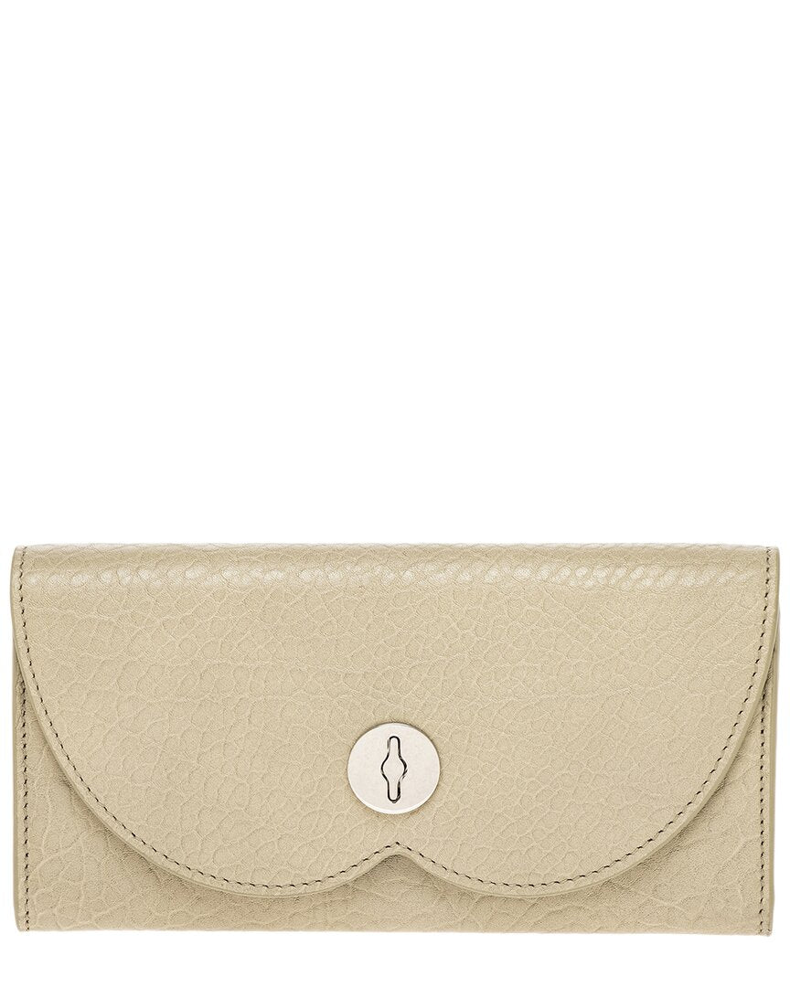 Burberry Chess Leather Continental Wallet