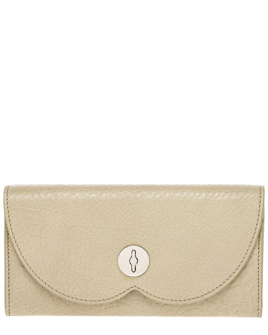 Burberry Chess Leather Continental Wallet