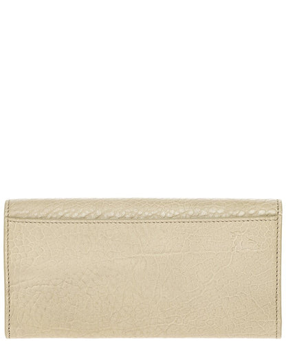 Burberry Chess Leather Continental Wallet