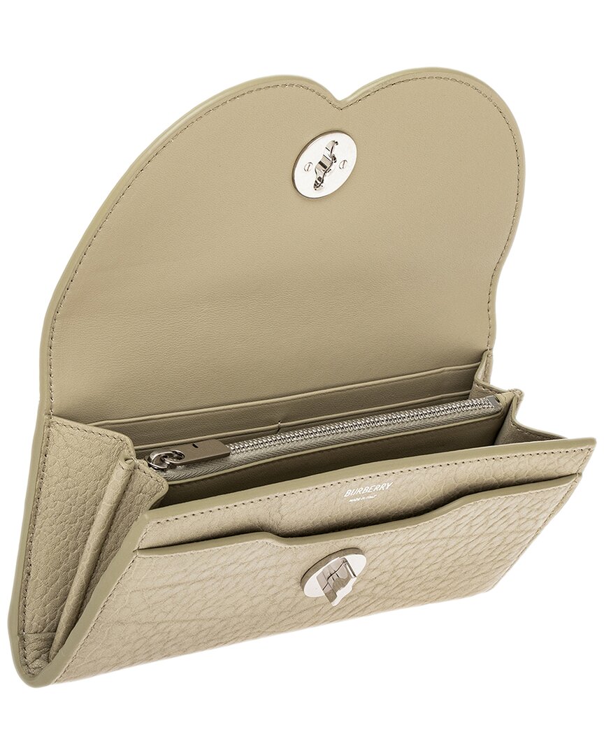 Burberry Chess Leather Continental Wallet