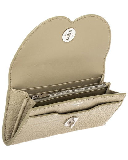 Burberry Chess Leather Continental Wallet