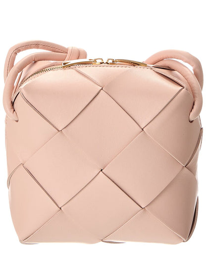 Bottega Veneta Cassette Mini Intrecciato Leather Camera Bag