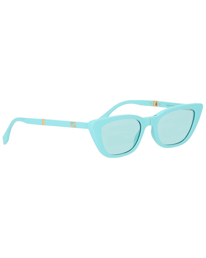 Fendi Women's Fe40089i 53Mm Sunglasses Blue